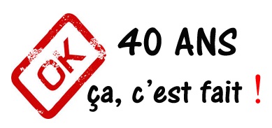 T-shirt humour 40 ans