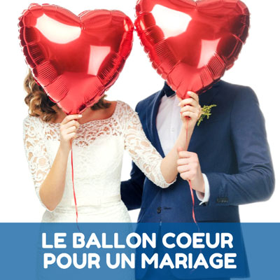 Ballons gonflables en forme de coeur