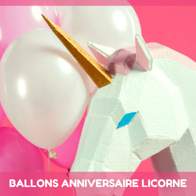 Ballons gonflables en forme de licorne