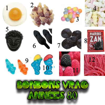 Bonbons vrac anne 80