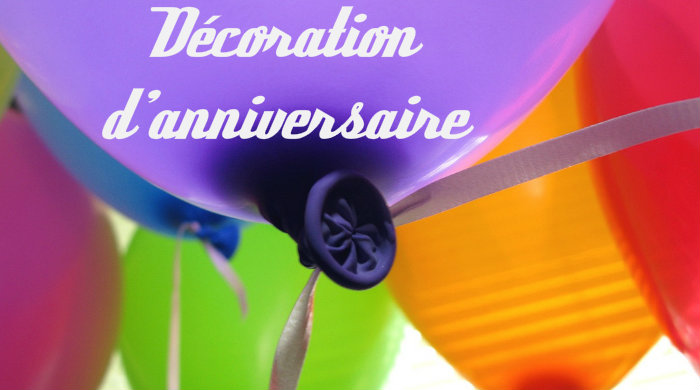 Dcoration anniversaire