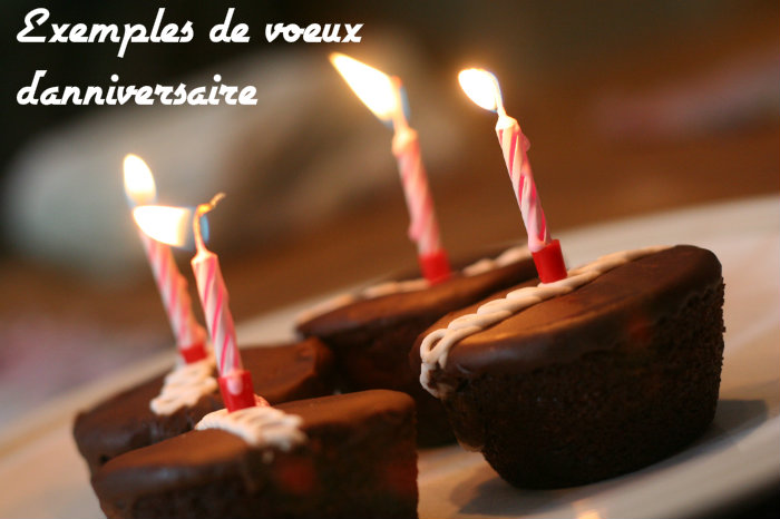 Exemple de voeux d'anniversaire