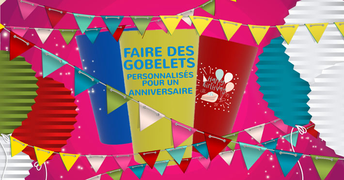 Gobelet personnalisé Anniversaire Adulte