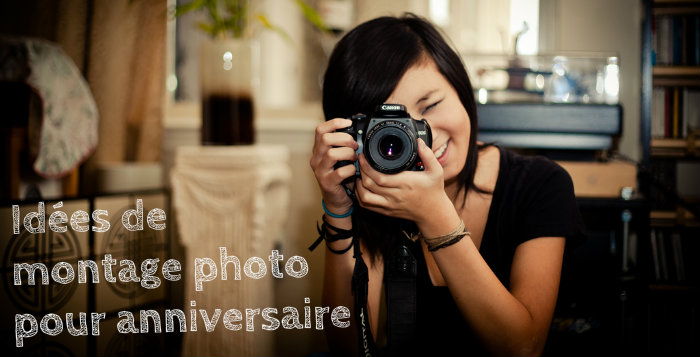 Ide de montage photo pour anniversaire