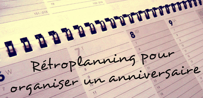 Planning d'anniversaire