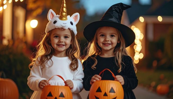5 ides de dguisements Halloween en duo pour petites filles