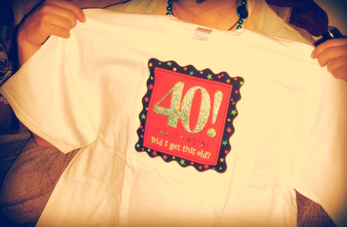 T-shirt 40 ans