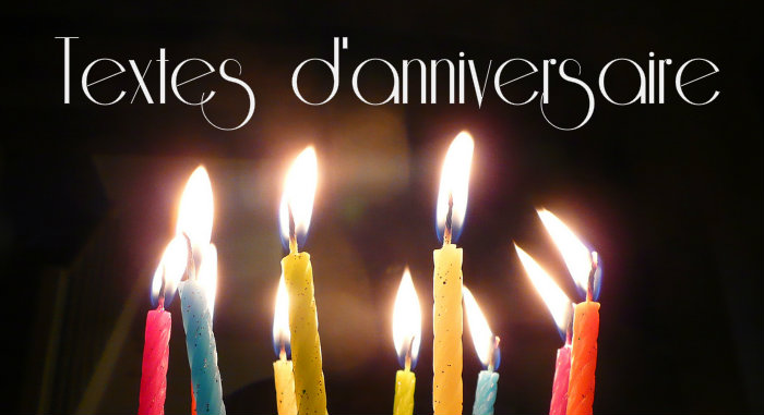 Texte anniversaire