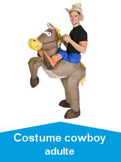 Costume de dguisement Cowboy Cheval Chevauche Moi gonflable pour adultes